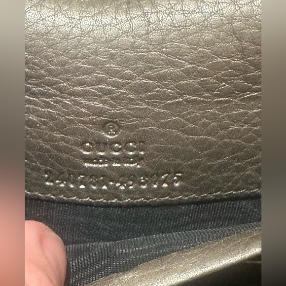 Gucci Metallic Techno Horsebit Long Wallet W/added chain - Picture 13 of 15